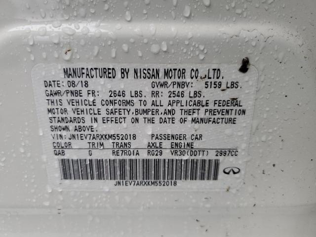 JN1EV7ARXKM552018 Infiniti Q50 LUXE