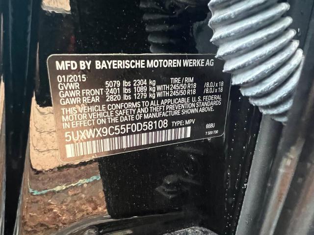 5UXWX9C55F0D58108 BMW X3 Xdrive28i
