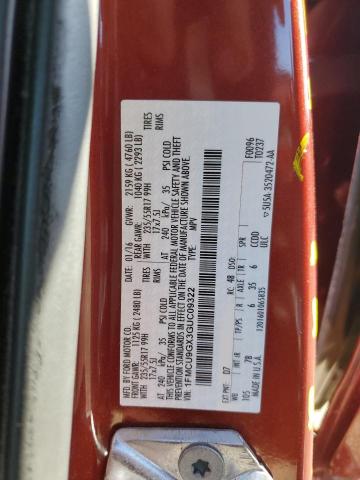 1FMCU9GX3GUC09322 Ford ESCAPE SE