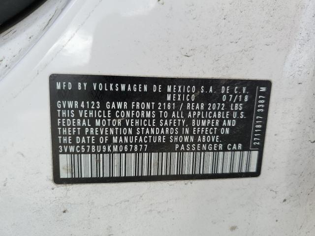 3VWC57BU9KM067877 Volkswagen JETTA S
