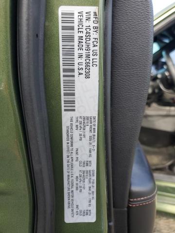 1C4SDJH91MC662308 Dodge Durango Srt Hellcat