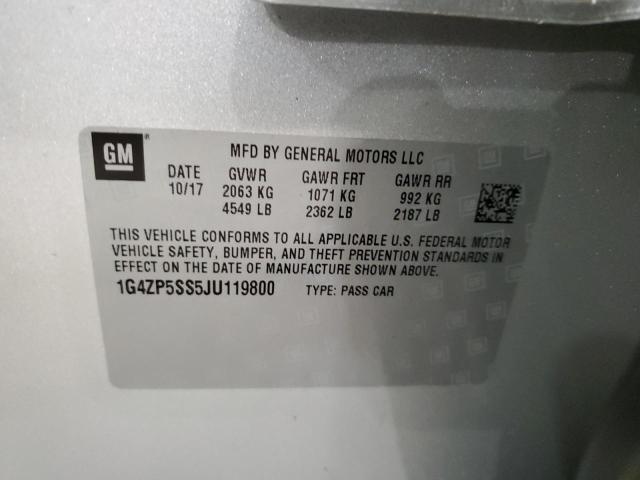 1G4ZP5SS5JU119800 Buick Lacrosse Essence