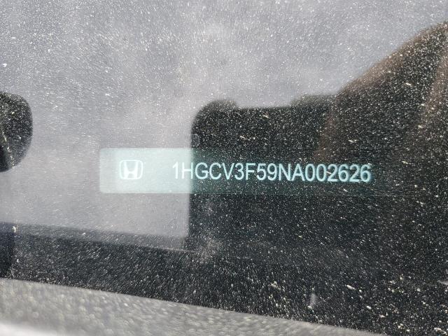1HGCV3F59NA002626 Honda Accord Hybrid Exl