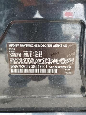 WBA7E2C57GG547901 BMW 740 I