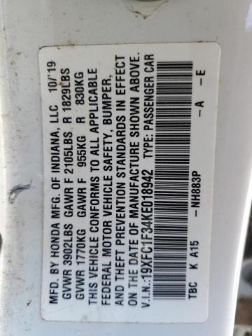 19XFC1F34KE018942 Honda CIVIC EX