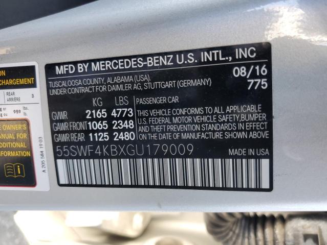 55SWF4KBXGU179009 Mercedes-Benz C 300 4matic