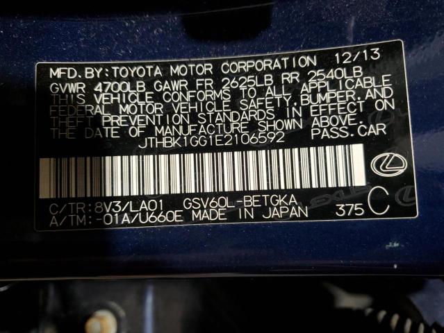 JTHBK1GG1E2106592 Lexus ES 350