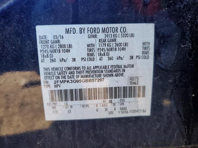 2FMPK3G95GBB57297 Ford EDGE SE