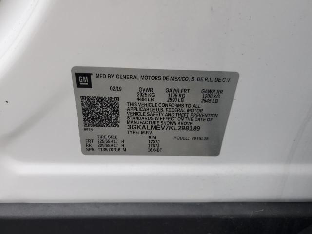 3GKALMEV7KL298189 GMC Terrain Sle