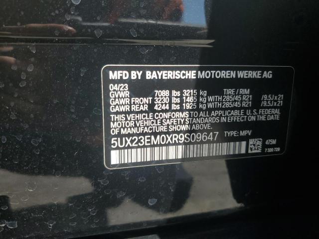 5UX23EM0XR9S09647 BMW X7 Xdrive40i