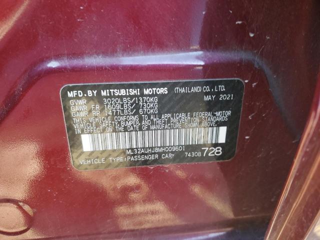 ML32AUHJ8MH009601 Mitsubishi MIRAGE ES