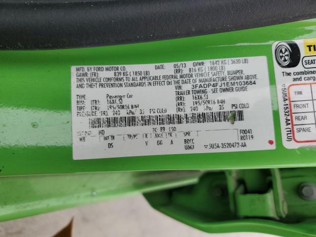 3FADP4FJ1EM103684 Ford Fiesta Titanium