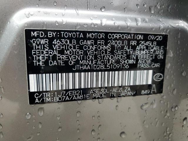 JTHAA1D28L5109136 Lexus IS 300
