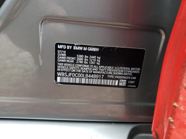 WBSJF0C00LB448917 BMW M5 BASE