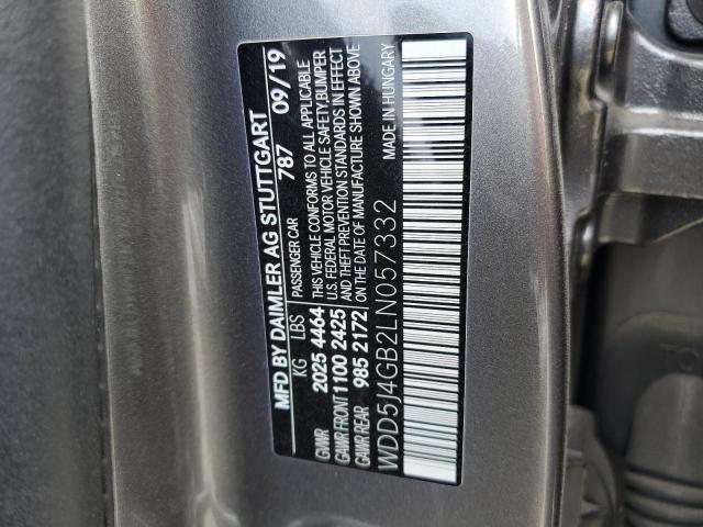 WDD5J4GB2LN057332 Mercedes-Benz CLA 250