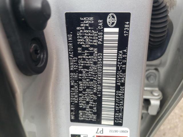 4T1BF1FKXEU355453 Toyota CAMRY L