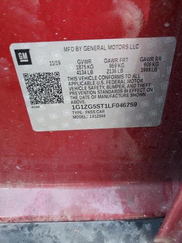 1G1ZG5ST1LF046759 Chevrolet MALIBU RS