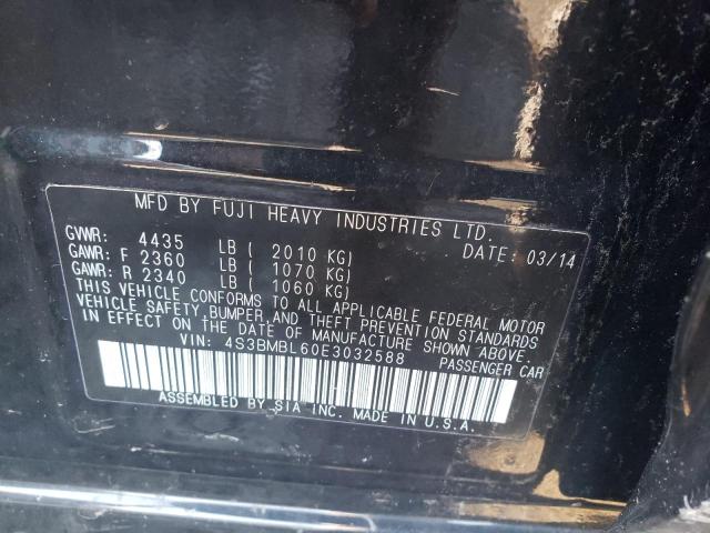 4S3BMBL60E3032588 Subaru Legacy 2.5i Limited