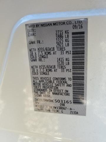 5N1DL0MM9HC503165 Infiniti QX60
