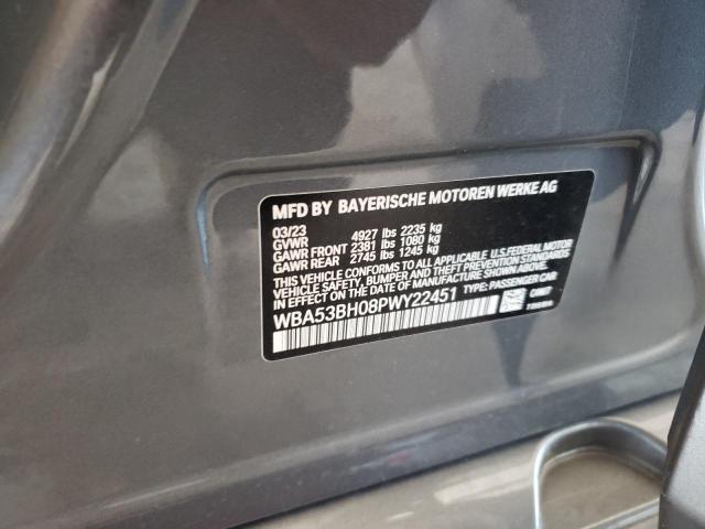 WBA53BH08PWY22451 BMW 530 I