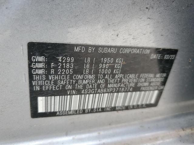 4S3GTAB6XP3718774 Subaru Impreza