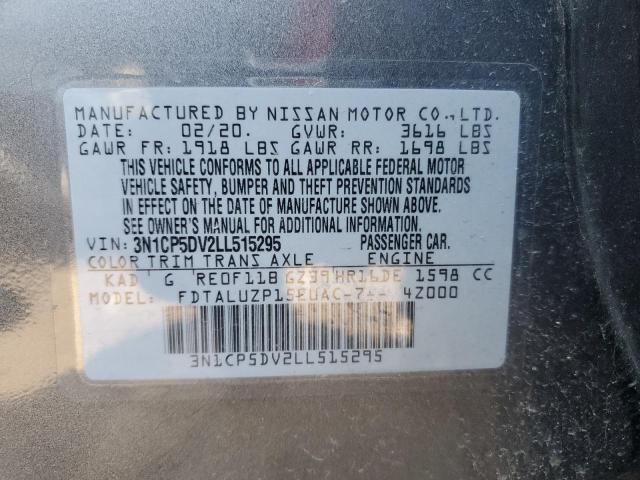 3N1CP5DV2LL515295 Nissan KICKS SR