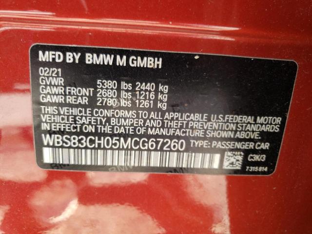 WBS83CH05MCG67260 BMW M5