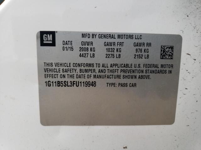 1G11B5SL3FU119948 Chevrolet MALIBU LS