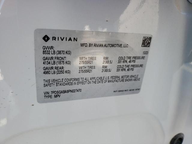7PDSGABA8PN027470 Rivian R1s Adventure