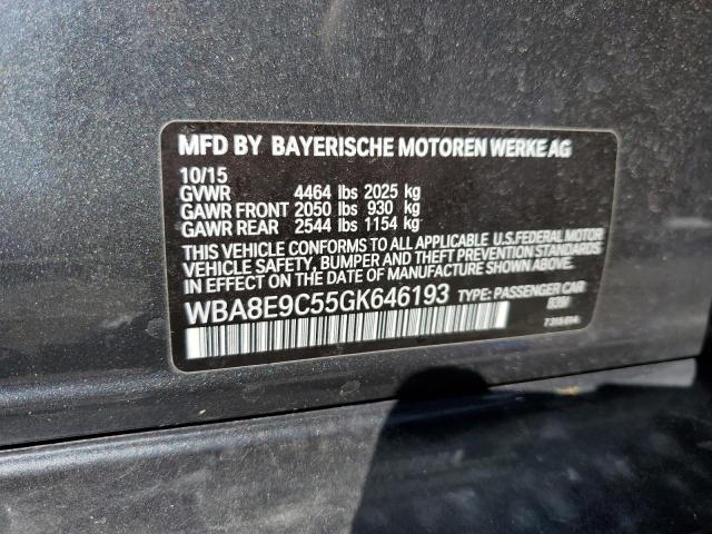 WBA8E9C55GK646193 BMW 328 I Sulev