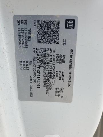 1GAZGLFPXP1134911 Chevrolet Express G3500 Ls