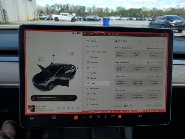 5YJYGAEEXMF298153 Tesla Model Y