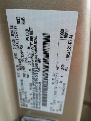 1FMCU9J92HUA90125 Ford Escape Titanium