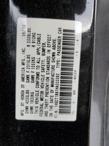 1HGCT1B81HA000092 Honda ACCORD EXL