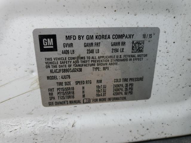 KL4CJFSB9GB552438 Buick Encore Convenience