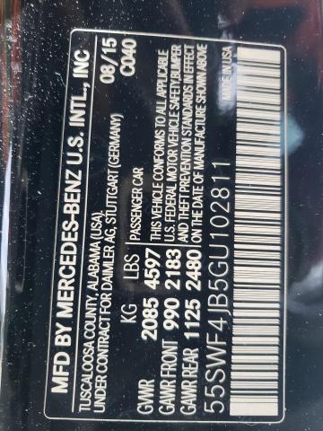 55SWF4JB5GU102811 Mercedes-Benz C 300
