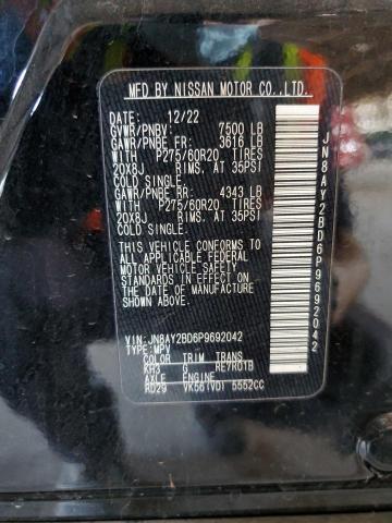 JN8AY2BD6P9692042 Nissan Armada Sl