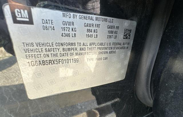 1G6AB5RX5F0101199 Cadillac ATS LUXURY