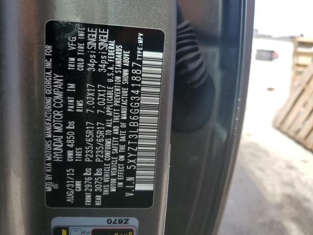 5XYZT3LB6GG341887 Hyundai SANTA FE SPORT