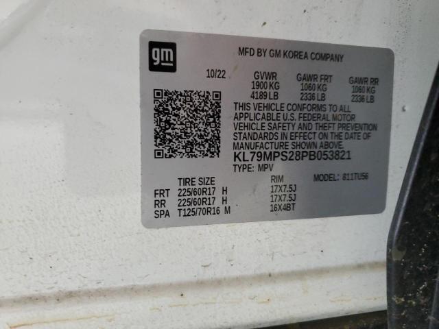 KL79MPS28PB053821 Chevrolet Trailblazer Lt