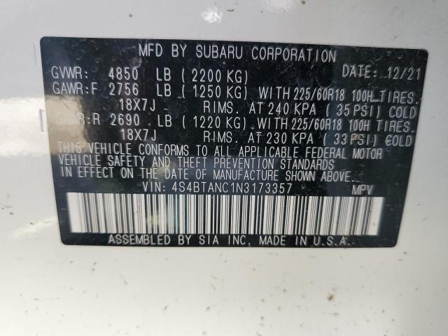 4S4BTANC1N3173357 Subaru Outback Limited