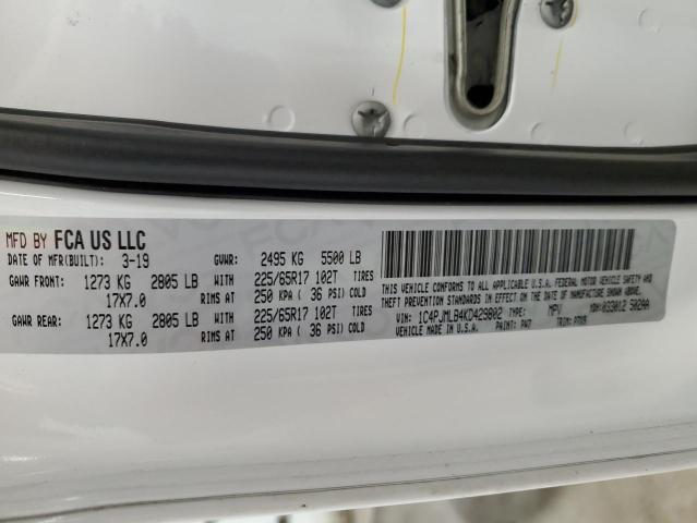 1C4PJMLB4KD429802 Jeep Cherokee Latitude Plus