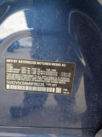5UX2V5C09M9F86235 BMW X4 Xdrivem40i
