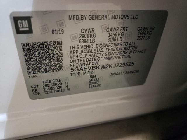 5GAEVBKW2KJ229525 Buick Enclave Premium