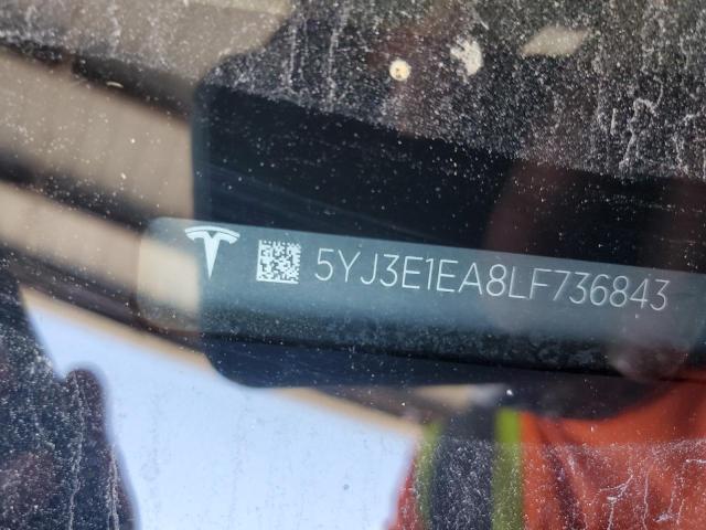 5YJ3E1EA8LF736843 Tesla MODEL 3
