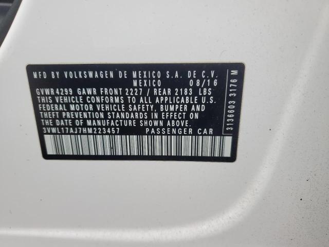 3VWL17AJ7HM223457 Volkswagen JETTA SEL