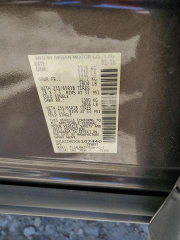 5N1AZ2MG5GN107440 Nissan MURANO S