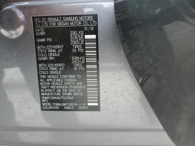 KNMAT2MV6LP523564 Nissan ROGUE S