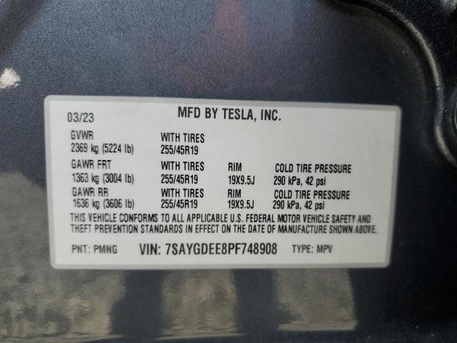 7SAYGDEE8PF748908 Tesla Model Y