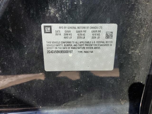 2G4GV5EK9E9300197 Buick Regal